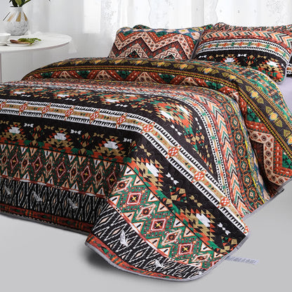 Bohemian Quilted Breathable Soft Bedding Set(3PCS) - image 3