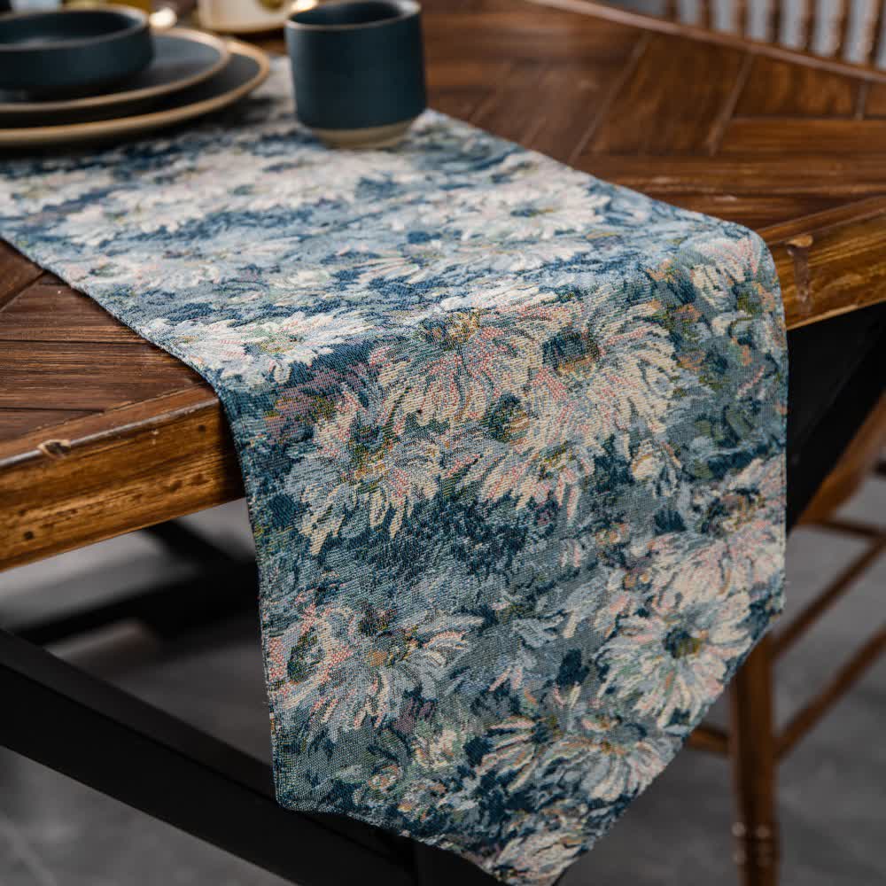Rural Style Jacquard Vintage Table Runner - image 5