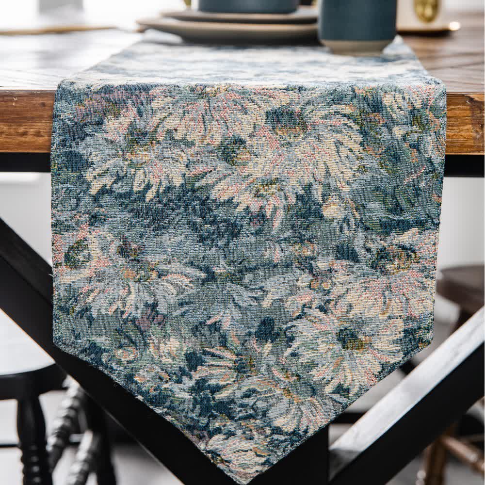 Rural Style Jacquard Vintage Table Runner - image 3