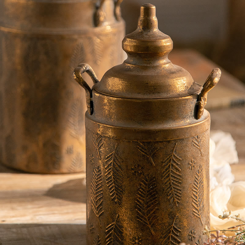 Retro Palace Style Creative Iron Flower Vase - image 3
