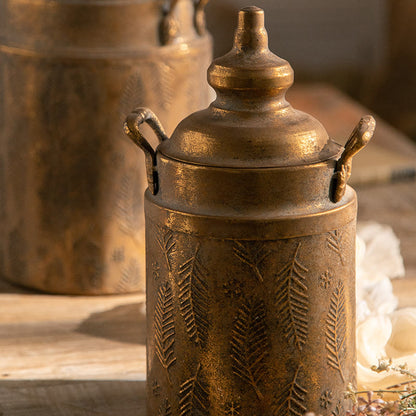 Retro Palace Style Creative Iron Flower Vase - image 3
