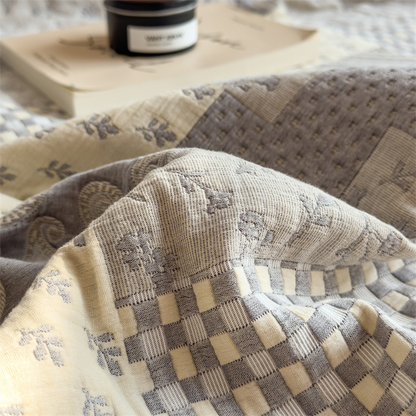 Three Layers Gauze Retro Comfy Lightweight Quilt - image 23