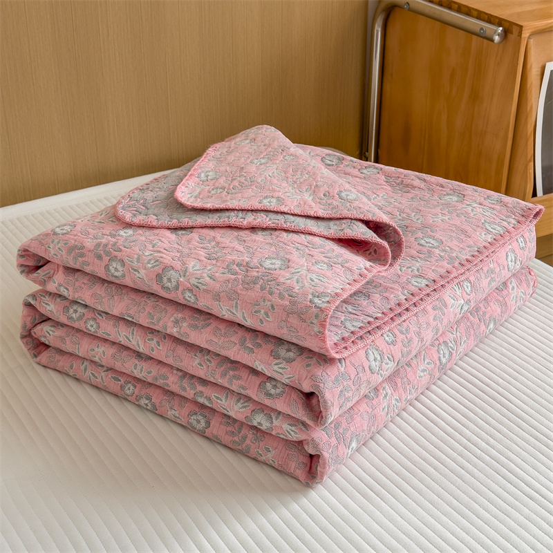 Refresh Floral Three Layers Cotton Gauze Quilt - image 9