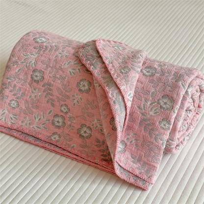 Refresh Floral Three Layers Cotton Gauze Quilt - image 11