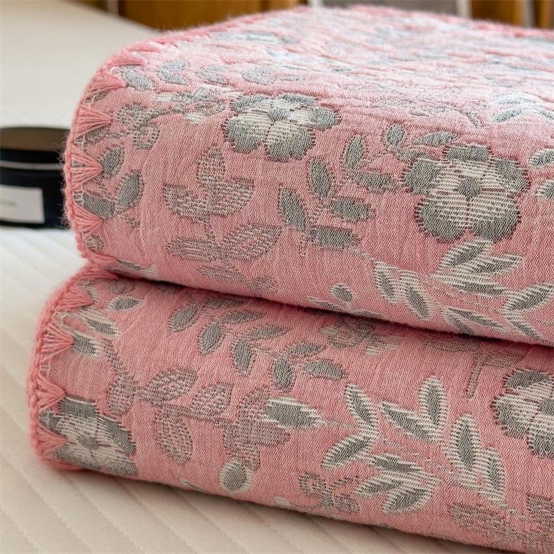 Refresh Floral Three Layers Cotton Gauze Quilt - image 8