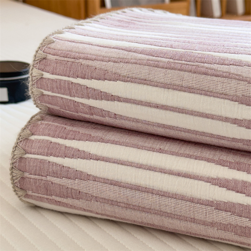 Cotton Gauze Striped Breathable Comfy Quilt - image 42