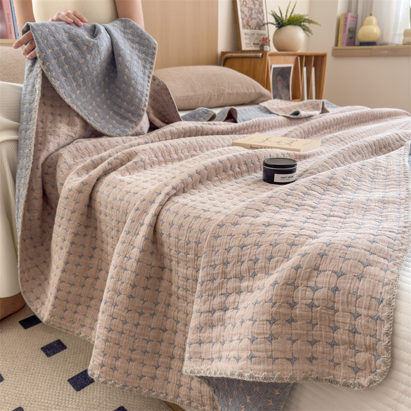 Breathable Three Layers Cotton Gauze Quilt - image 39