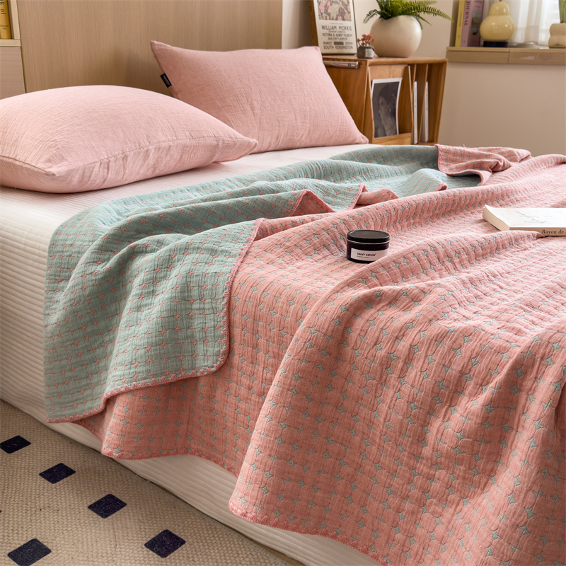 Breathable Three Layers Cotton Gauze Quilt - image 16