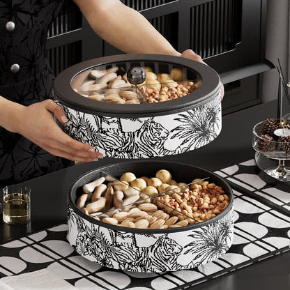 Rotating Serving Dry Fruit Trays with Lid - image 0