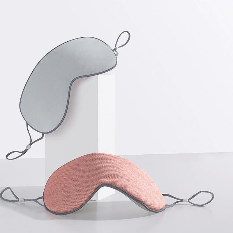 Warm and Cool Dual-sensing Blackout Sleep Eye Mask - C - 1PC - 8" x 3" - image 4