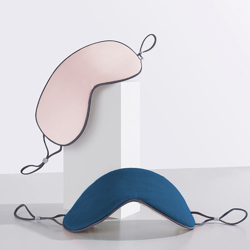 Warm and Cool Dual-sensing Blackout Sleep Eye Mask - B - 1PC - 8" x 3" - image 3