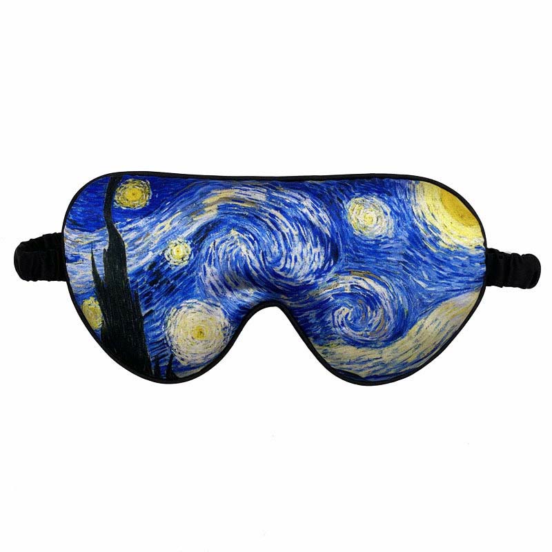 Art Print Imitation Silk Eye Mask - F - 1PC - 7.8" x 3" - image 9