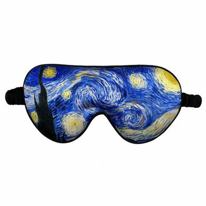 Art Print Imitation Silk Eye Mask - F - 1PC - 7.8" x 3" - image 9