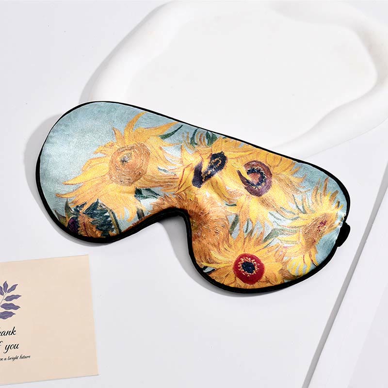 Art Print Imitation Silk Eye Mask - B - 1PC - 7.8" x 3" - image 5