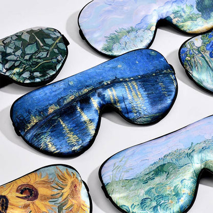 Art Print Imitation Silk Eye Mask - image 3