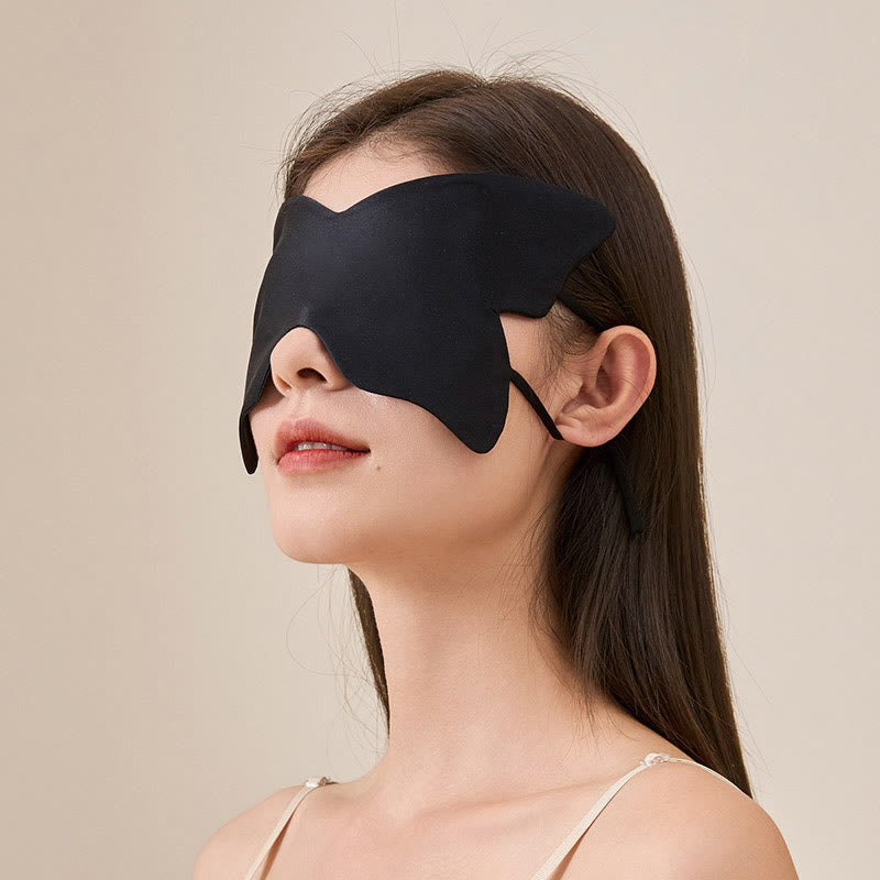 Butterfly Shaped Double-sided Silk Eye Mask - image 2