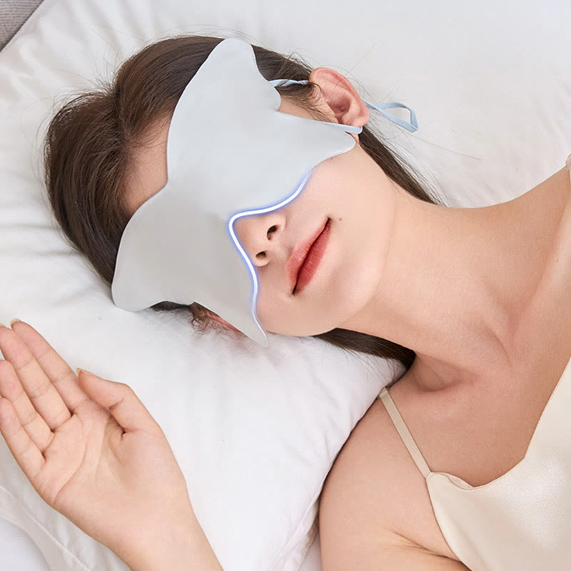Butterfly Shaped Double-sided Silk Eye Mask - image 7