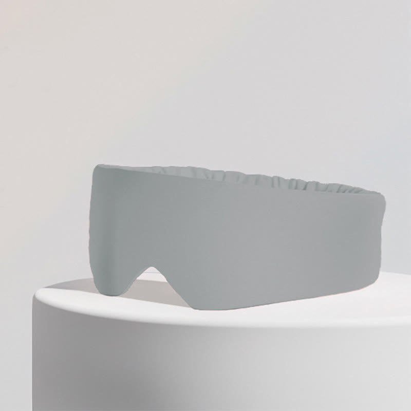 Extra Wide Blackout All-Inclusive Sleeping Eye Mask - Grey - 1PC - 22" x 4" - image 3