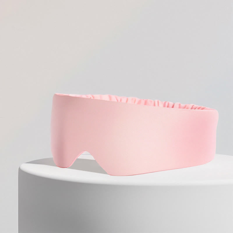 Extra Wide Blackout All-Inclusive Sleeping Eye Mask - Pink - 1PC - 22" x 4" - image 1