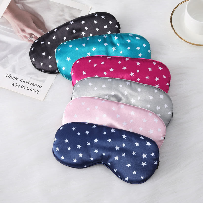 Star Imitation Silk Sleep Eye Mask - image 0