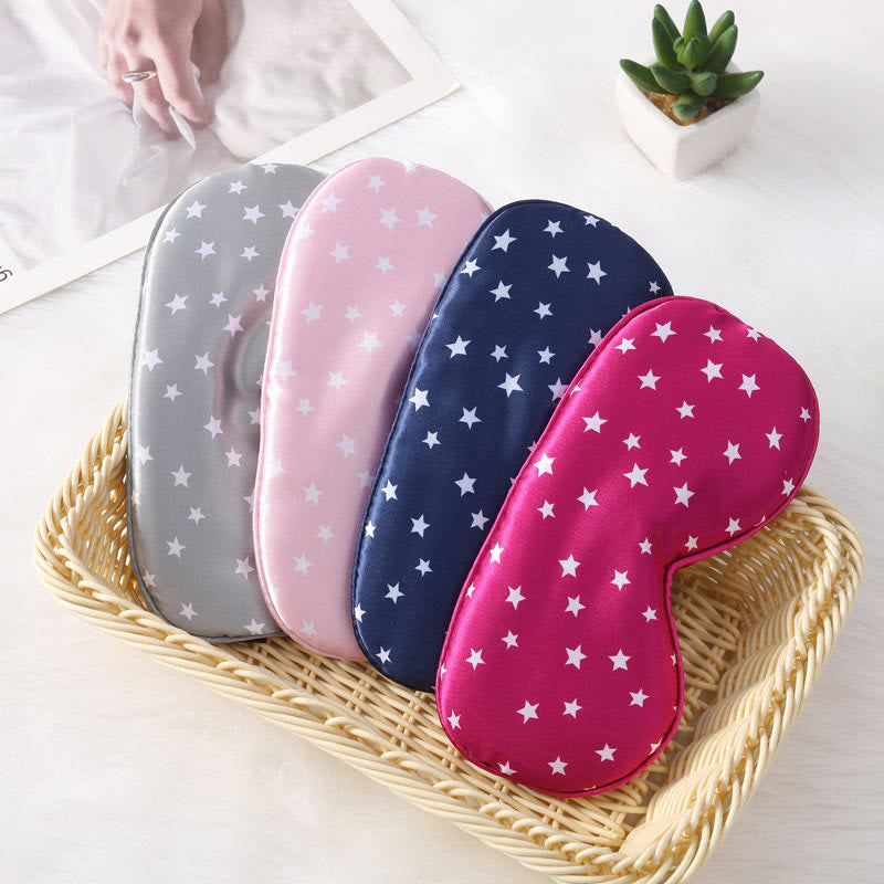 Star Imitation Silk Sleep Eye Mask - image 1
