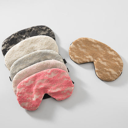 Elegant Lace Flower Eye Mask - image 1