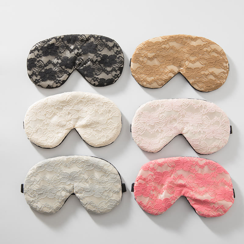 Elegant Lace Flower Eye Mask - image 0