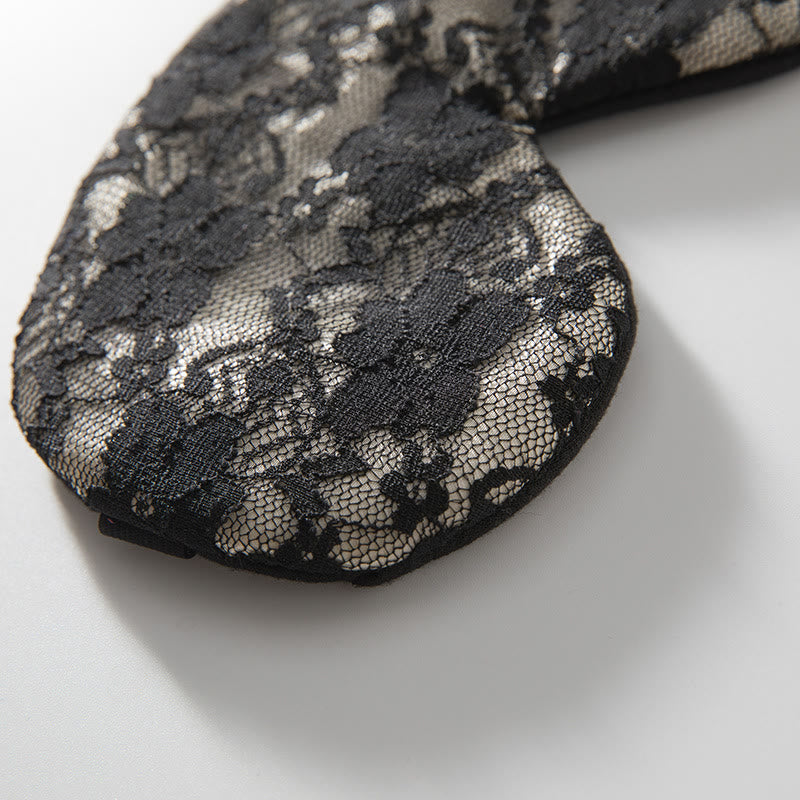 Elegant Lace Flower Eye Mask - image 4