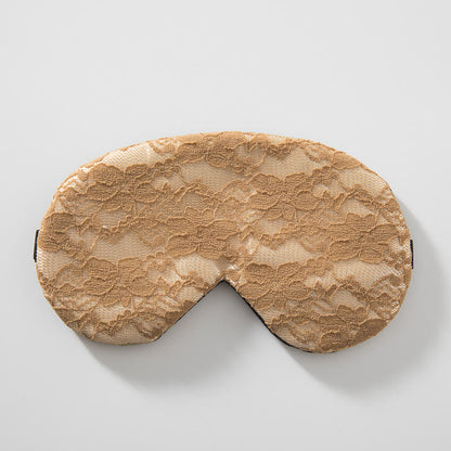 Elegant Lace Flower Eye Mask - Khaki - 1PC - 8" x 3" - image 6