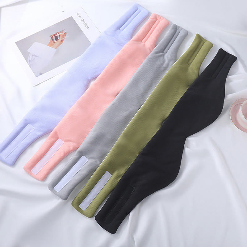 Full Wrap Ice Silk Sleep Velcro Eye Mask - image 1