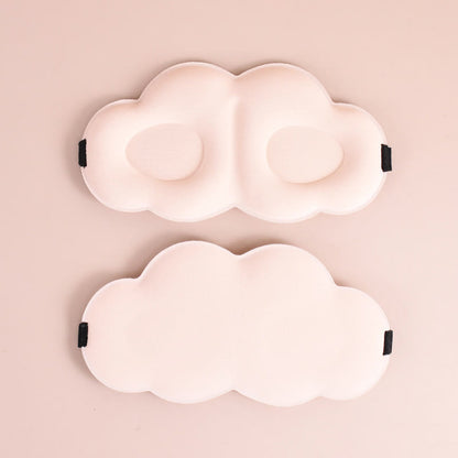 3D Cloud Breathable Double-Sided Eye Mask - Light Pink - 1PC - 8" x 4" - image 5
