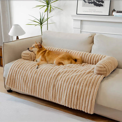 Solid Color Fluffy Sofa Protector Pet Pad - image 1