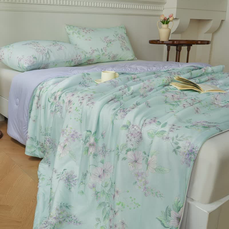Cooling Fiber Pastoral Soft Breathable Quilt - image 4