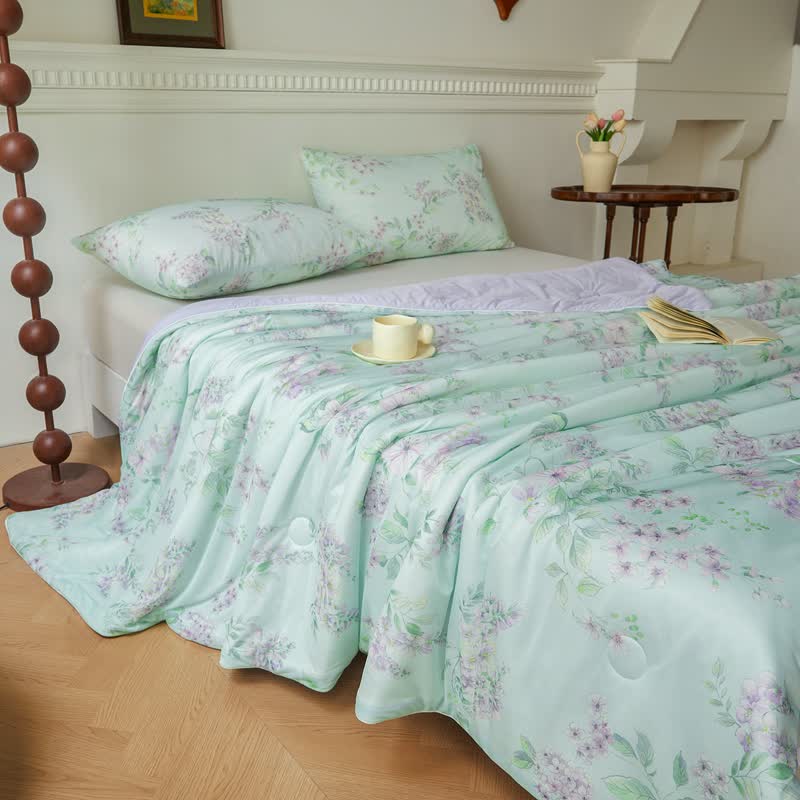 Cooling Fiber Pastoral Soft Breathable Quilt - image 2