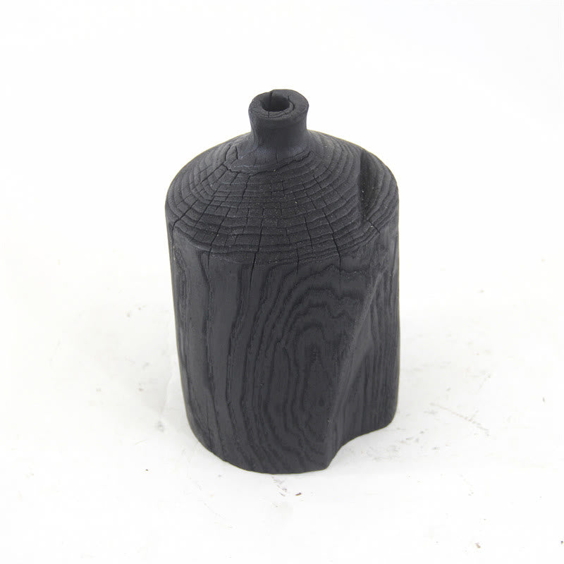 Wooden Black Vase Art Decorative Ornament - image 2