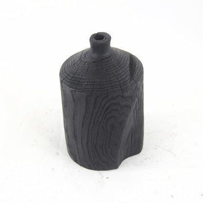 Wooden Black Vase Art Decorative Ornament - image 2