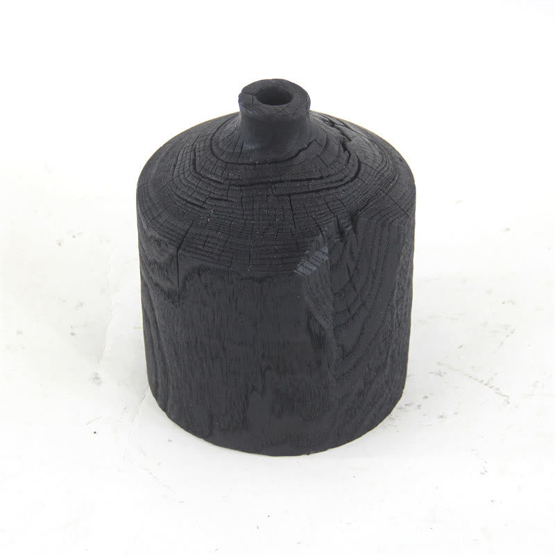 Wooden Black Vase Art Decorative Ornament - image 3