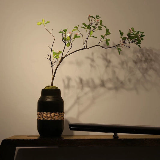 Hand Woven Wooden Vase Decorative Ornament - image 0