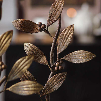 Iron Plant Flower Candle Holder Ornament - image 3