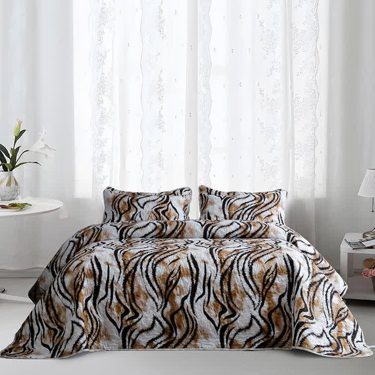 Vintage Quilted Breathable Soft Bedding Set(3PCS) - King - image 0