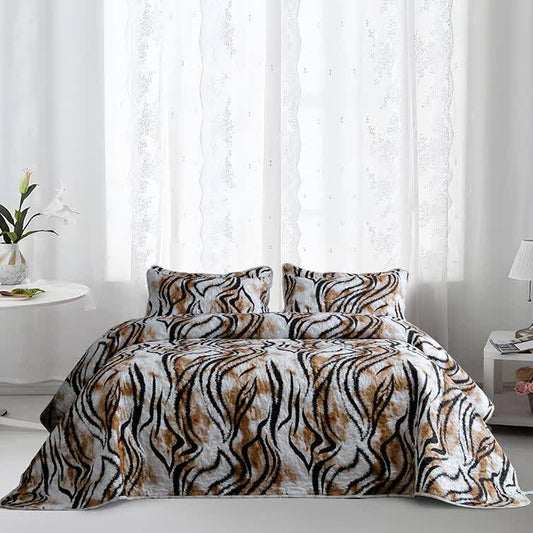 Vintage Quilted Breathable Soft Bedding Set(3PCS) - King - image 0