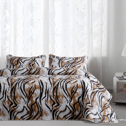 Vintage Quilted Breathable Soft Bedding Set(3PCS) - image 2