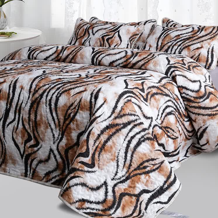 Vintage Quilted Breathable Soft Bedding Set(3PCS) - image 3