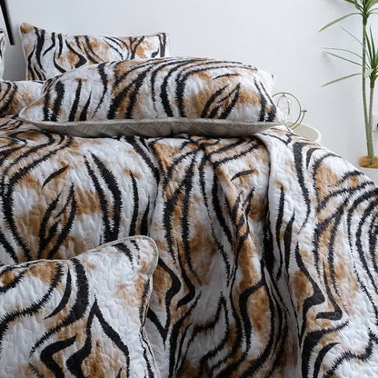 Vintage Quilted Breathable Soft Bedding Set(3PCS) - image 5