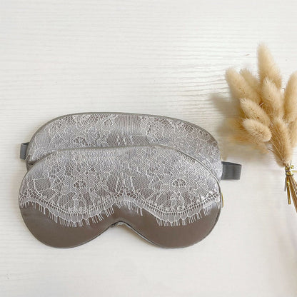 Sexy Lace Imitation Silk Sleep Eye Mask - image 6