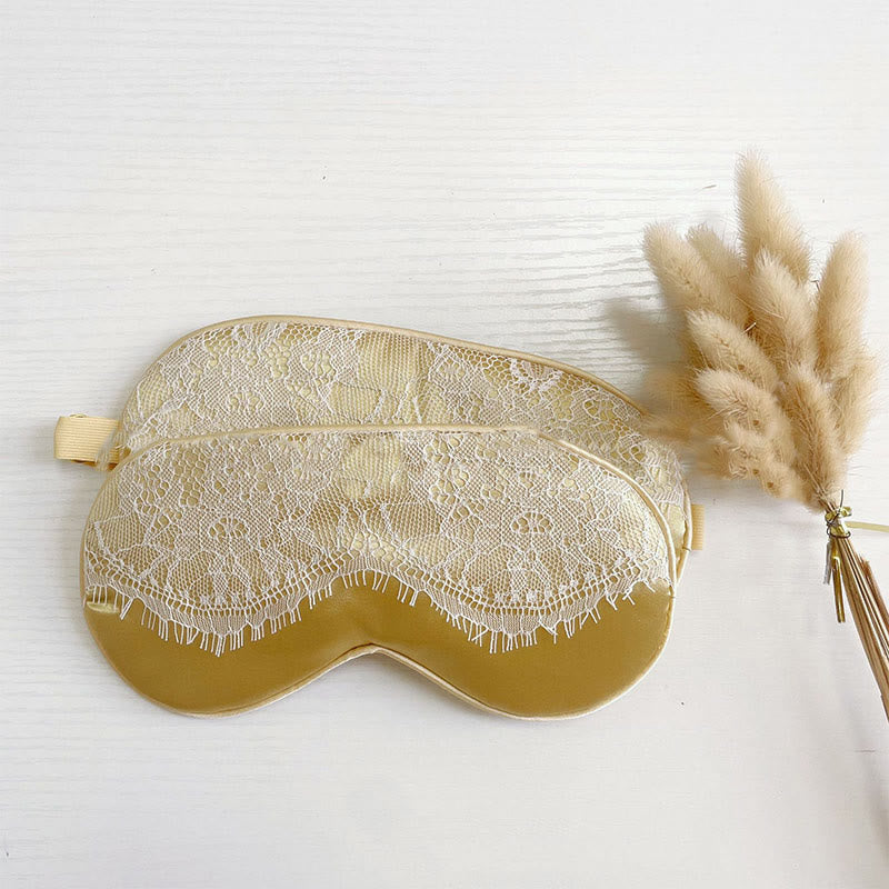 Sexy Lace Imitation Silk Sleep Eye Mask - image 13