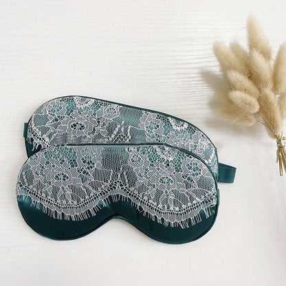 Sexy Lace Imitation Silk Sleep Eye Mask - image 15