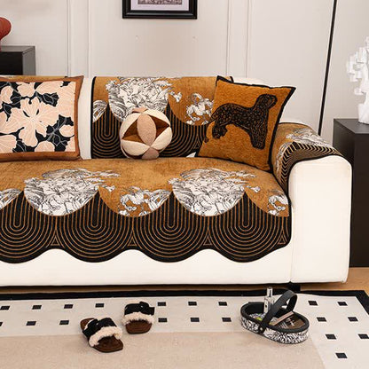  Vintage Chenille Anti-slip Sofa Cover - image 2