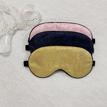 Simulated Silk Paisley Pattern Sleeping Eye Mask - image 0