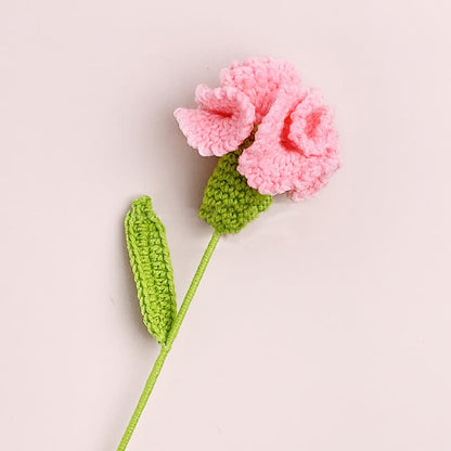 Creative Handmade Knitted Crochet Carnation - image 8